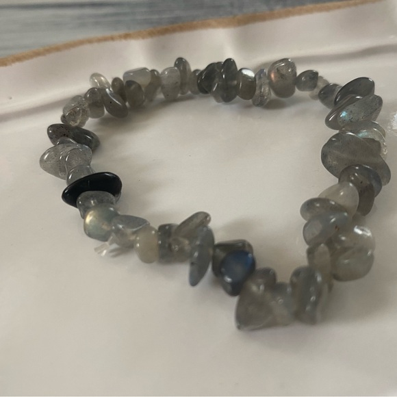 New Labradorite stretchy bracelet - Picture 1 of 3